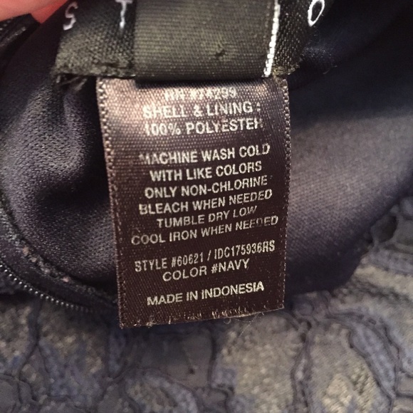 EnFocus Studio Dress Lace Navy Zip Up 12 - Picture 8 of 8